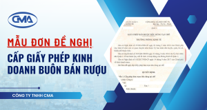 Mẫu đơn đề nghị cấp giấy phép kinh doanh buôn bán rượu